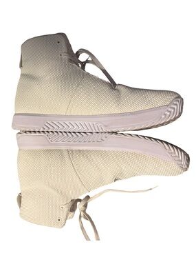 NOBULL White Knit High-Top Sneaker